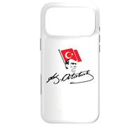 Ataturk Logo, Mustafa Kemal Atatürk signature imza, Türkiye Case for iPhone 17 Pro Max