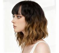 ATAYEA Upgraded Materials:Short Bob Wigs with Bangs are made of high quality heat resistant synthetic fiber.The hairline is handmade