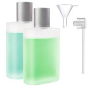 ATB-Foger 2 Pcs 50ml Perfume Bottles Clear Frosted Glass Spray Bottle Atomizer Fine Mist Cosmetic Container for Travel