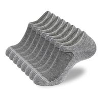 ATBITER Ankle Socks Women's Thin Athletic Running Low Cut No Show Socks With Heel Tab 4/6/8Pairs, 8 Pairs-black/Grey, 6-9 US