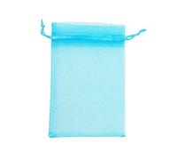 ATCG Light Blue 8x12 20x30cm Drawstring Organza Pouch Strong Wedding Favor Gift Candy Bag (pcs) by ATCG