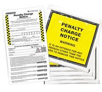 atcotab WARNING! Extremely Realistic - Pack of 5 Fake Joke Parking Tickets Prank Fine & 5 Official Penalty Charge Notice Wallets - STOP Unauthorised Parking - Makes a Great Birthday Surprise Gift