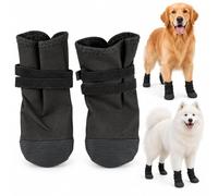 ATCXIBT Dog Booties to Prevent Licking, Non-Slip Recovery Pair | Soft fabric dog booties to prevent licking add traction for recovery walks, helping dogs indoors or outdoors.