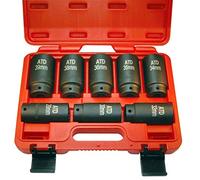 ATD Tools (8628 12-Point 8-Piece Axle/Spindle Nut Socket Set