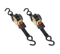 ATD25301 AUTO RETRACT RATCHET TIE DOWN STRAP 25MM X 3 METRE *PACK OF 2*