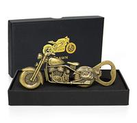 ATDAWN Zinc Motorcycle Bottle Opener, Vintage Design, Perfect for Men's Gifts, Father's Day, Birthdays, Valentine's Day