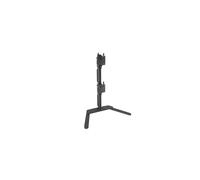 Atdec AWMS-2-BT75-FS-B Super Heavy Duty Dual Mount - for Deeply Curved ultrawide Monitors to 49” - Adjustable tilt, Height, Levelling - no Permanent Desk fixtures