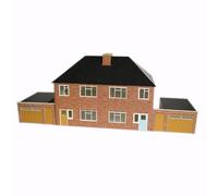 atdmodels 1950s Semi Detached House Card Kit