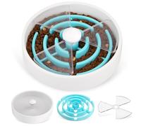 Atdoall Slow Feeder Dog Bowls, Maze Dog Food Puzzle Feeder for Dry Food/Wet Food/Raw Food, Non-Slip Interactive Dog Feeder for Large/Medium/Small Dogs