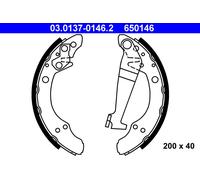 ATE 03.0137-0146.2 Brake Shoe Set for AUDI,VW