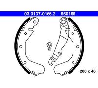 ATE 03.0137-0166.2 Brake Shoe Set