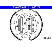 Set Brake Shoes Of Parking Brake 650171 03.0137-0171