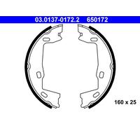 ATE 03.0137-0172.2 Brake Shoe Set, parking brake for ,CHEVROLET,OPEL,SAAB,VAUXHA