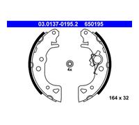 Brake shoes 03.0137-0195.2 ATE for CITROËN PEUGEOT