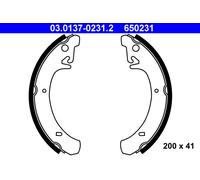 ATE 03.0137-0231.2 Brake Shoe Set for LADA