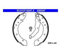ATE 03.0137-0247.2 Brake Shoe Set