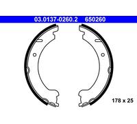 ATE 03.0137-0260.2 Brake Shoe Set, parking brake for VOLVO