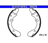 ATE 03.0137-0278.2 Brake Shoe Set
