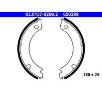 NEW BRAKE SHOE SET PARKING BRAKE FOR VOLVO 740 KOMBI 745 B 230 F B 230 K ATE