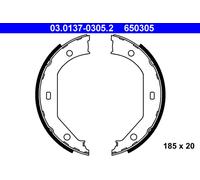 ATE 03.0137-0305.2 Brake Shoe Set, parking brake for BMW