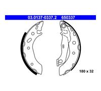 Brake shoes 03.0137-0337.2 ATE for FORD MAZDA