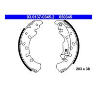 ATE 03.0137-0345.2 Brake Shoe Set for FIAT