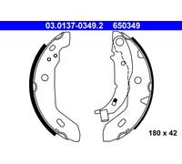 ATE 03.0137-0349.2 Brake Shoe Set for MERCEDES-BENZ
