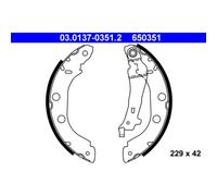 Set Brake Shoes 650351 03.0137-0351