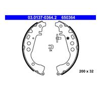 ATE 03.0137-0364.2 Brake Shoe Set