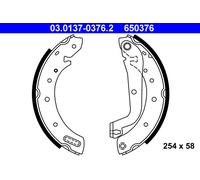 BRAKE SHOE SET 03.0137-0376.2 FOR FORD NISSAN TERRANO/II/Van LARGO MISTRAL 4cyl