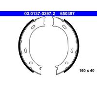 Brake Shoe Set, parking brake 03.0137-0397.2 ATE for MERCEDES-BENZ VW