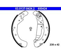 ATE 03.0137-0424.2 Brake Shoe Set for OPEL,VAUXHALL