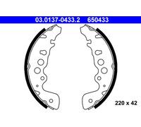 ATE 03.0137-0433.2 Brake Shoe Set