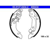 ATE 03.0137-0434.2 Brake Shoe Set