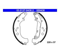 ATE 03.0137-0438.2 Brake Shoe Set