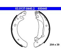 ATE 03.0137-0440.2 Brake Shoe Set