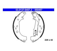 Brake shoes 03.0137-0457.2 ATE for FIAT OPEL LANCIA