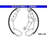 ATE 03.0137-0465.2 Brake Shoe Set for OPEL,SUBARU,SUZUKI,VAUXHALL