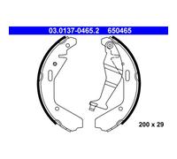 FITS OPEL AGILA A 1.0 12V BRAKE SHOE SET 03.0137-0465.2 ATE