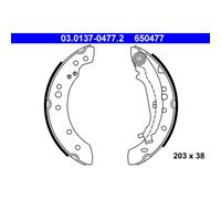 ATE 03.0137-0477.2 Brake Shoe Set
