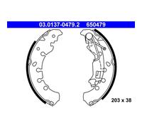 BRAKE SHOE SET FOR OPEL VAUXHALL CORSA D S07 Z 14 XEP Z 13 DTE A 13 DTE KFV ATE