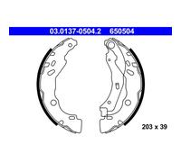 ATE 03.0137-0504.2 Brake Shoe Set Rear for