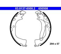 ATE 03.0137-0508.2 Brake Shoe Set for VW