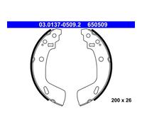ATE Brake Shoes 03.0137-0509.2 200 26 without lever SUZUKI: SWIFT 4