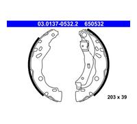 ATE 03.0137-0532.2 Brake Shoe Set