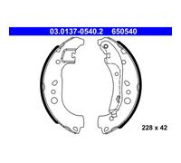 ATE 03.0137-0540.2 Brake Shoe Set Rear for Ibiza Polo A1 Kamiq Arona Scala Fabia