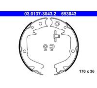 ATE 03.0137-3043.2 Handbrake shoes