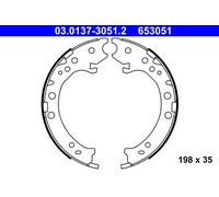 ATE Handbrake Shoes 03.0137-3051.2 - Parking Brake for Honda CR-V III/IV