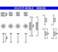 ACCESSORY KIT, PARKING BRAKE SHOES FOR TOYOTA COROLLA VERSO ATE 03.0137-9336.2
