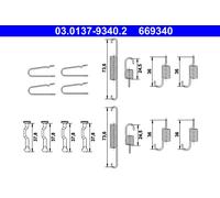 ATE 03.0137-9340.2 Accessory Kit, parking brake shoes for HONDA
